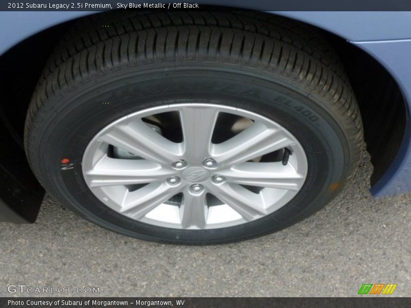 Sky Blue Metallic / Off Black 2012 Subaru Legacy 2.5i Premium