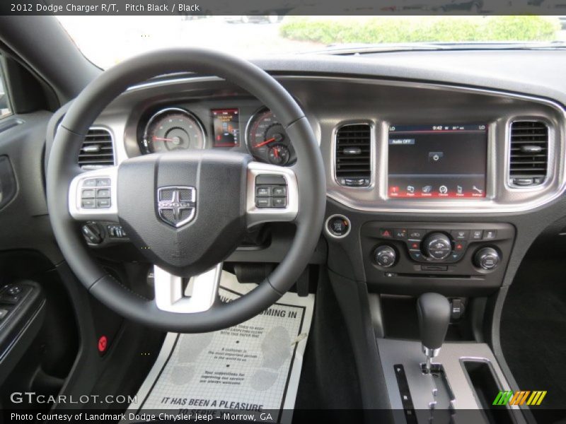 Pitch Black / Black 2012 Dodge Charger R/T