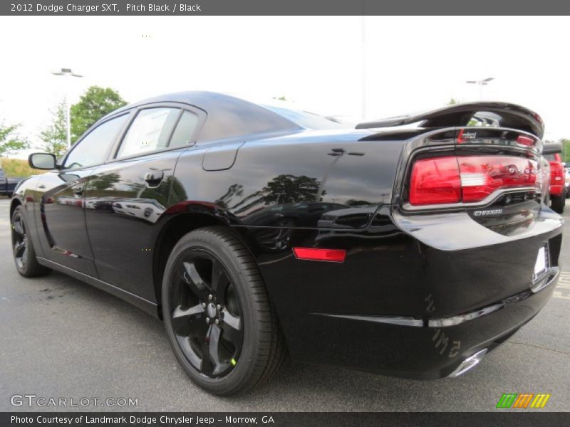 Pitch Black / Black 2012 Dodge Charger SXT