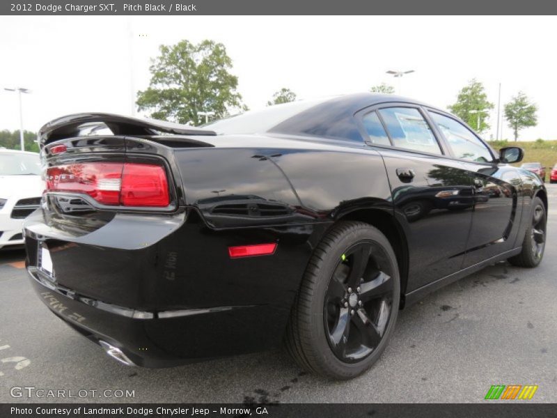 Pitch Black / Black 2012 Dodge Charger SXT