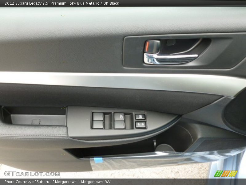Sky Blue Metallic / Off Black 2012 Subaru Legacy 2.5i Premium