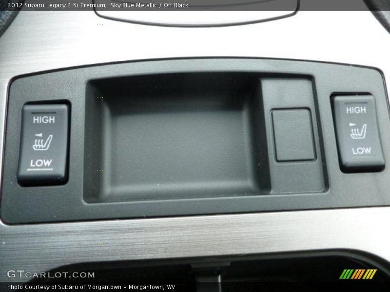 Sky Blue Metallic / Off Black 2012 Subaru Legacy 2.5i Premium