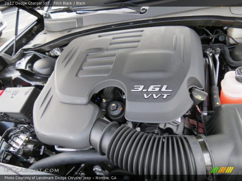 Pitch Black / Black 2012 Dodge Charger SXT