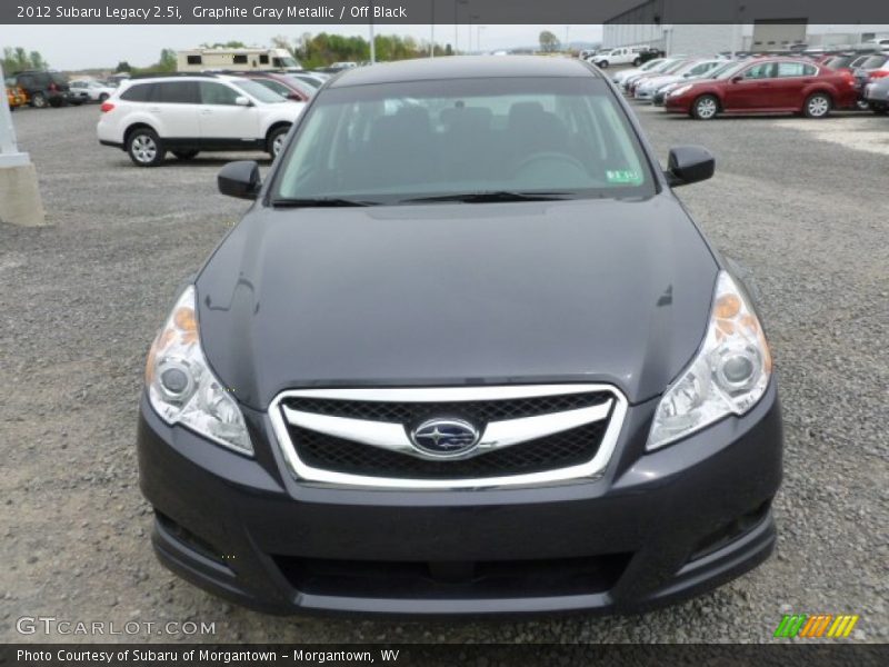 Graphite Gray Metallic / Off Black 2012 Subaru Legacy 2.5i