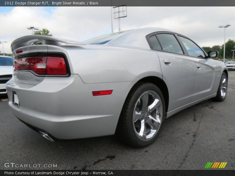 Bright Silver Metallic / Black 2012 Dodge Charger R/T