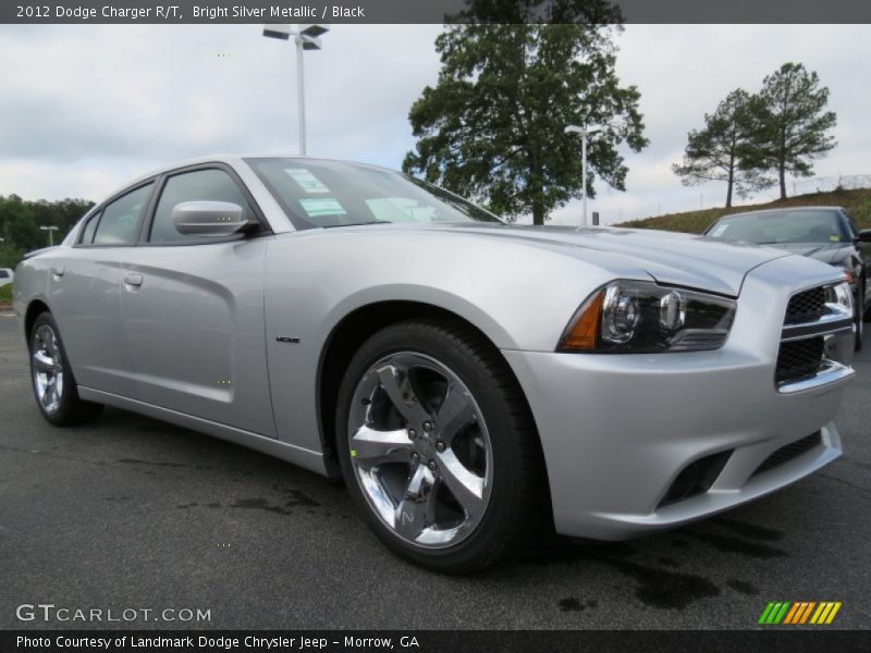 Bright Silver Metallic / Black 2012 Dodge Charger R/T