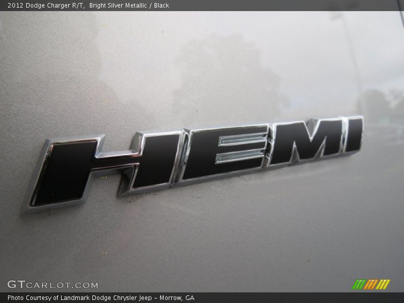 Bright Silver Metallic / Black 2012 Dodge Charger R/T