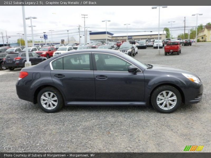 Graphite Gray Metallic / Off Black 2012 Subaru Legacy 2.5i
