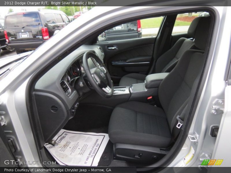 Bright Silver Metallic / Black 2012 Dodge Charger R/T