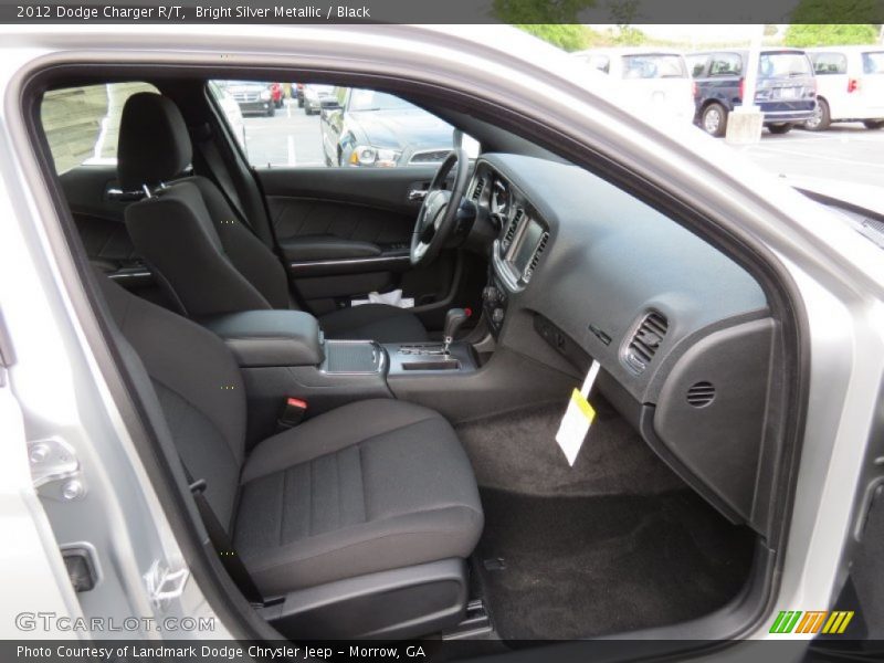 Bright Silver Metallic / Black 2012 Dodge Charger R/T