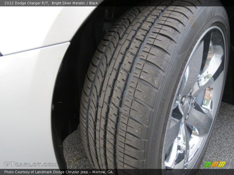 Bright Silver Metallic / Black 2012 Dodge Charger R/T