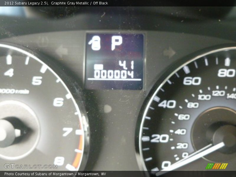 Graphite Gray Metallic / Off Black 2012 Subaru Legacy 2.5i