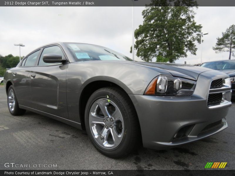 Tungsten Metallic / Black 2012 Dodge Charger SXT