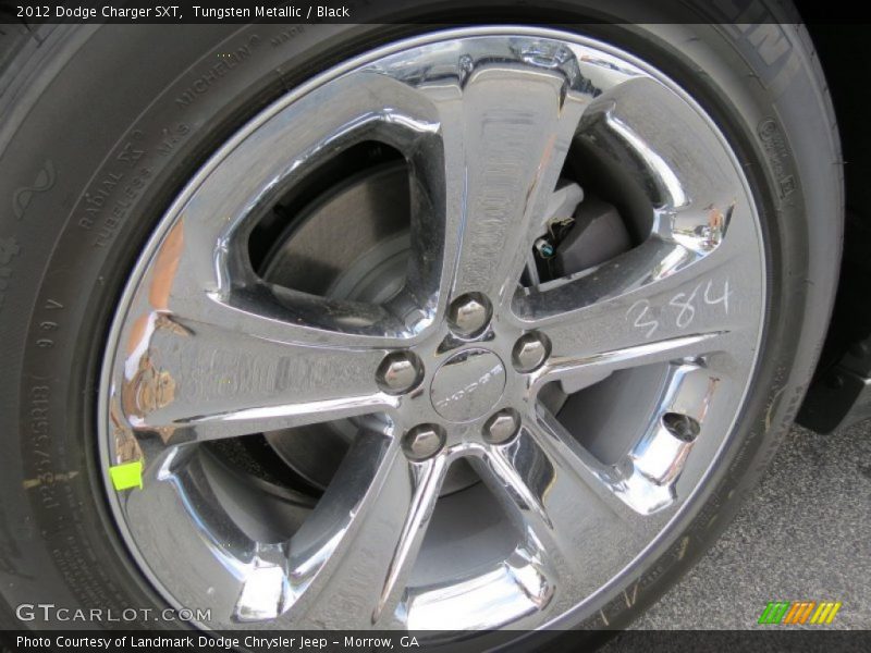 Tungsten Metallic / Black 2012 Dodge Charger SXT
