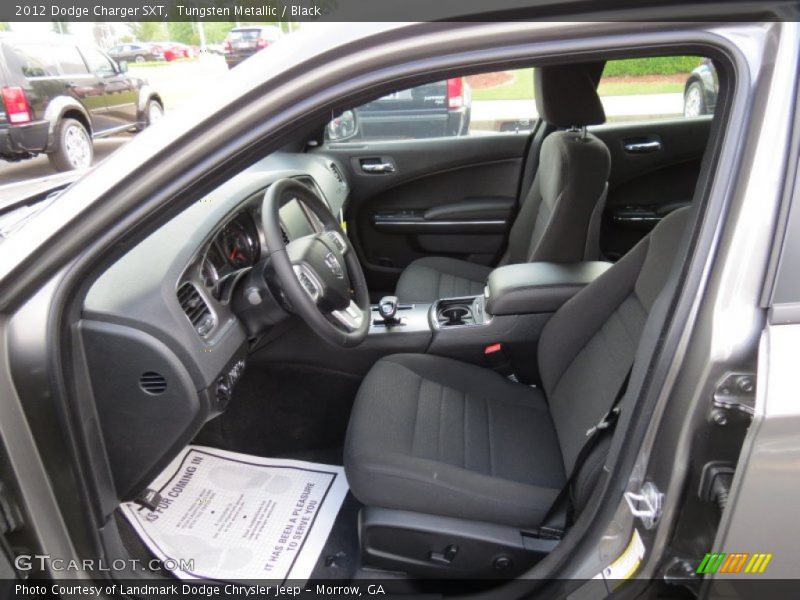 Tungsten Metallic / Black 2012 Dodge Charger SXT