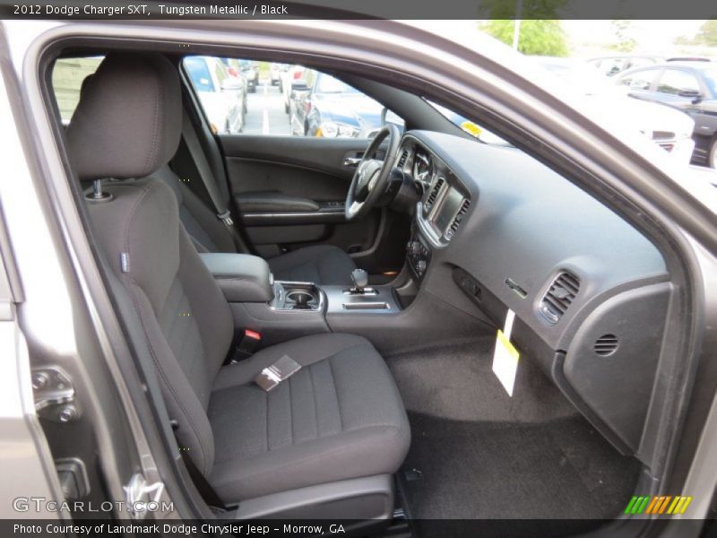 Tungsten Metallic / Black 2012 Dodge Charger SXT