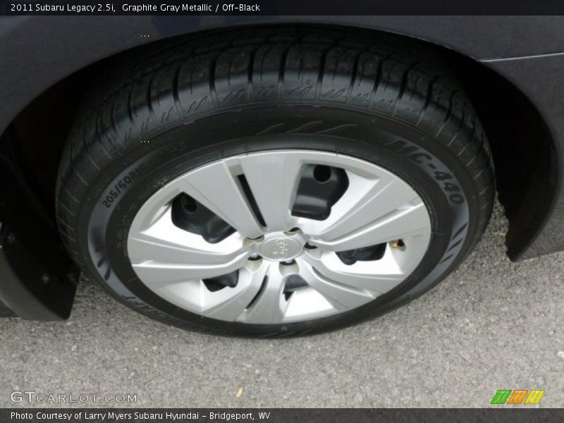 Graphite Gray Metallic / Off-Black 2011 Subaru Legacy 2.5i