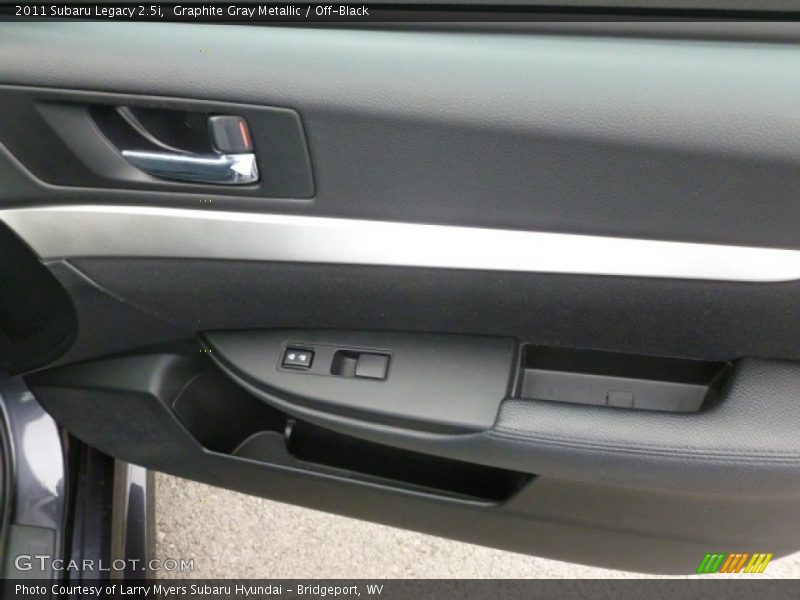 Graphite Gray Metallic / Off-Black 2011 Subaru Legacy 2.5i
