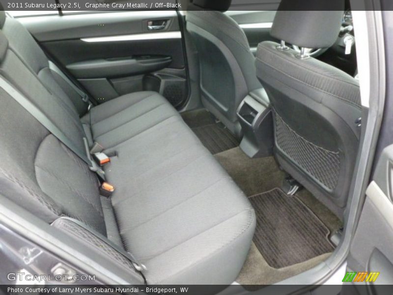 Graphite Gray Metallic / Off-Black 2011 Subaru Legacy 2.5i