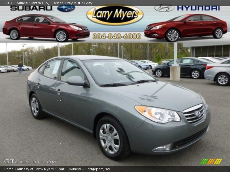 Carbon Gray Mist / Gray 2010 Hyundai Elantra GLS