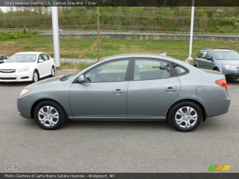 Carbon Gray Mist / Gray 2010 Hyundai Elantra GLS