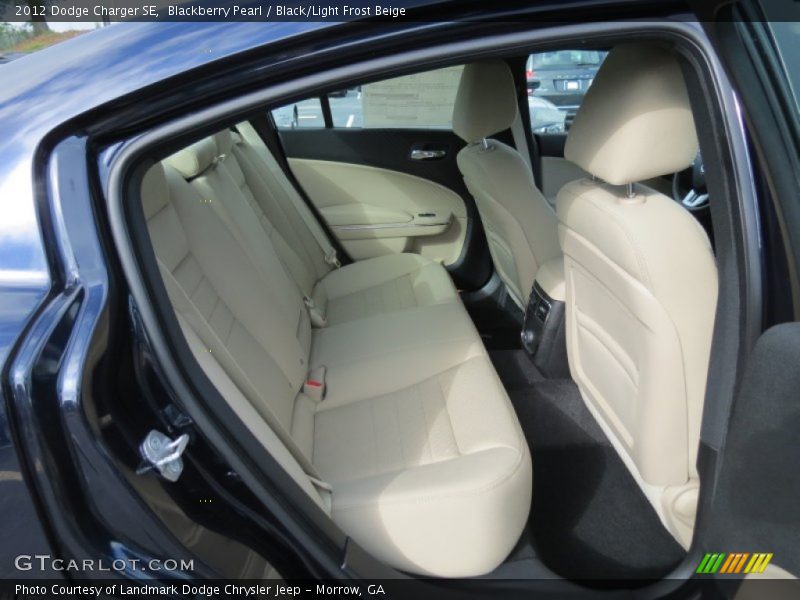 Blackberry Pearl / Black/Light Frost Beige 2012 Dodge Charger SE