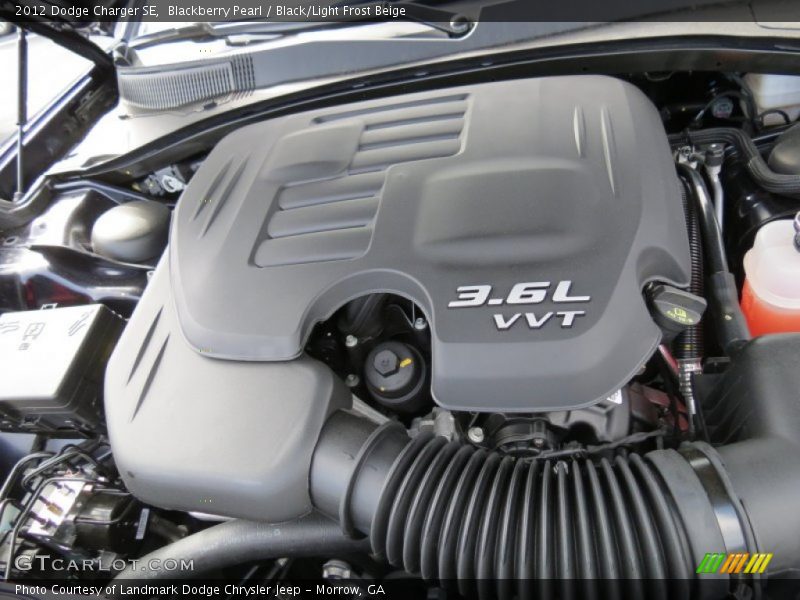 Blackberry Pearl / Black/Light Frost Beige 2012 Dodge Charger SE