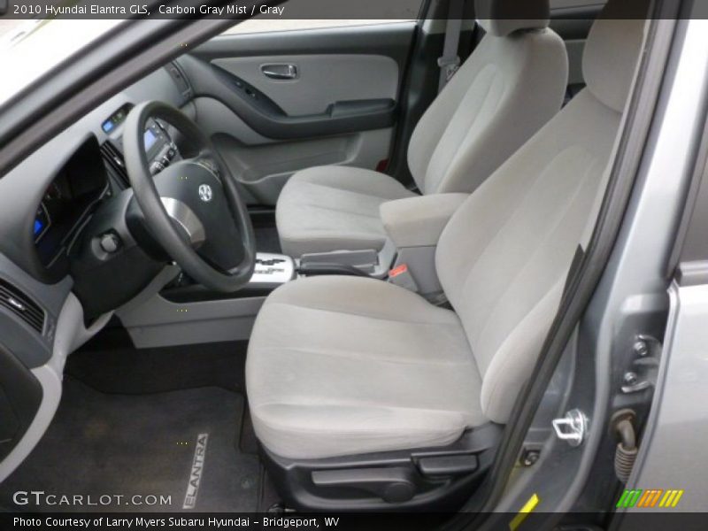 Carbon Gray Mist / Gray 2010 Hyundai Elantra GLS