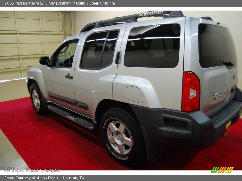 Silver Lightning Metallic / Steel/Graphite 2005 Nissan Xterra S