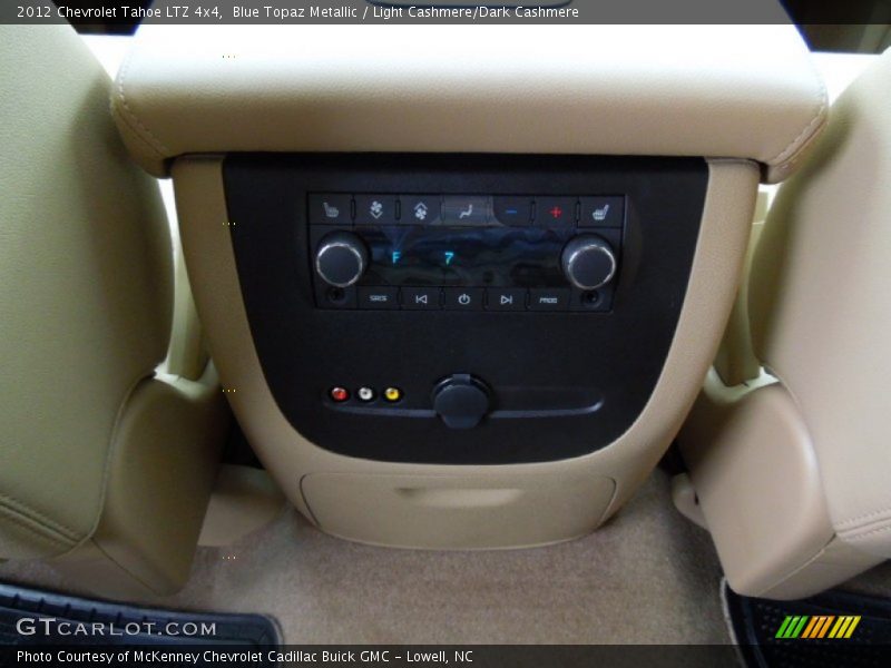 Blue Topaz Metallic / Light Cashmere/Dark Cashmere 2012 Chevrolet Tahoe LTZ 4x4