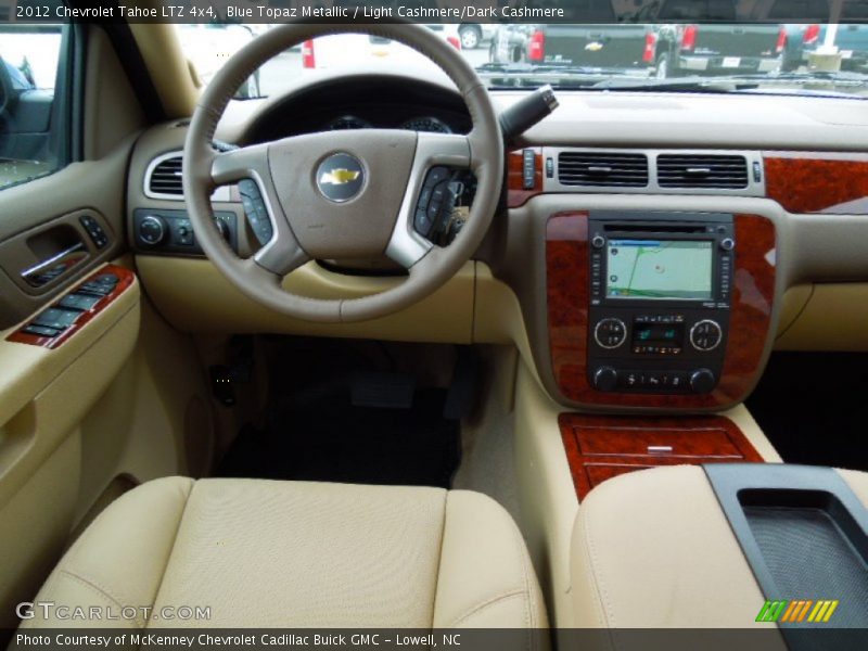 Blue Topaz Metallic / Light Cashmere/Dark Cashmere 2012 Chevrolet Tahoe LTZ 4x4