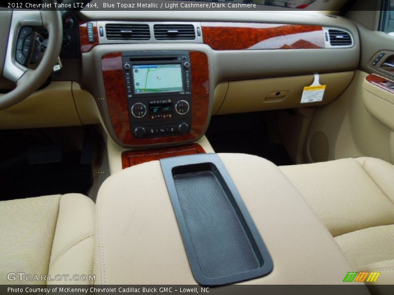 Blue Topaz Metallic / Light Cashmere/Dark Cashmere 2012 Chevrolet Tahoe LTZ 4x4