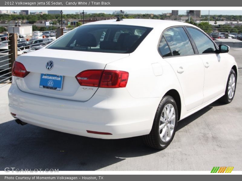 Candy White / Titan Black 2012 Volkswagen Jetta SE Sedan