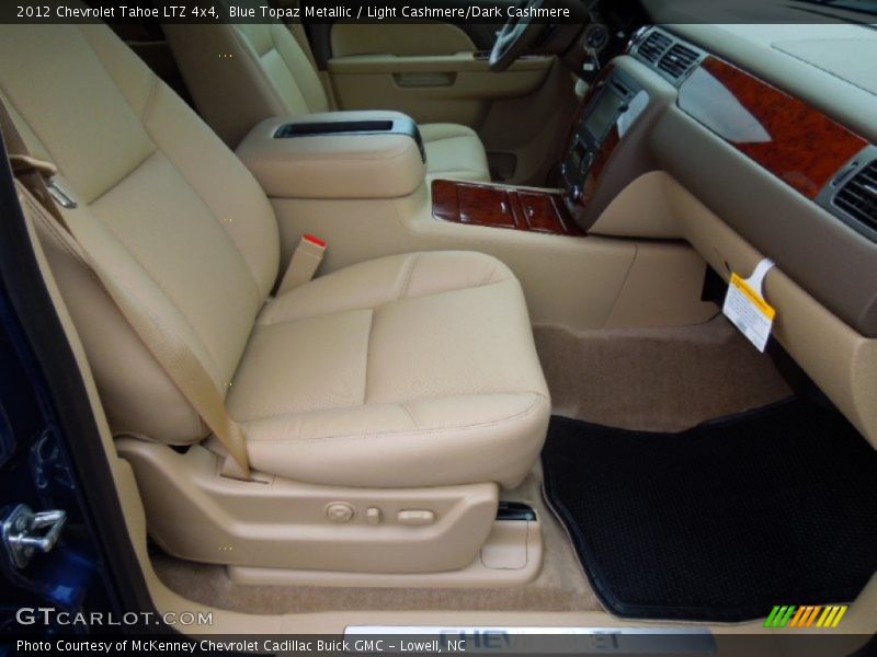Blue Topaz Metallic / Light Cashmere/Dark Cashmere 2012 Chevrolet Tahoe LTZ 4x4