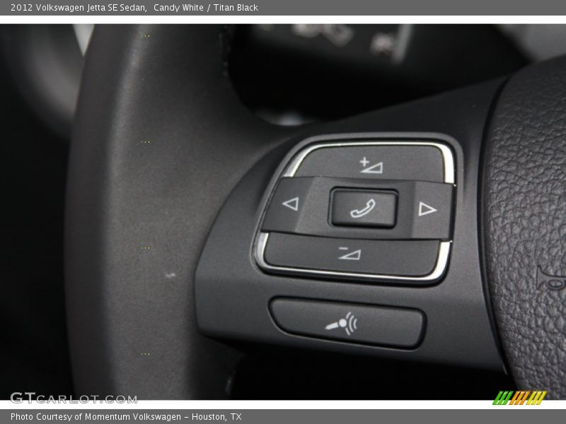 Candy White / Titan Black 2012 Volkswagen Jetta SE Sedan