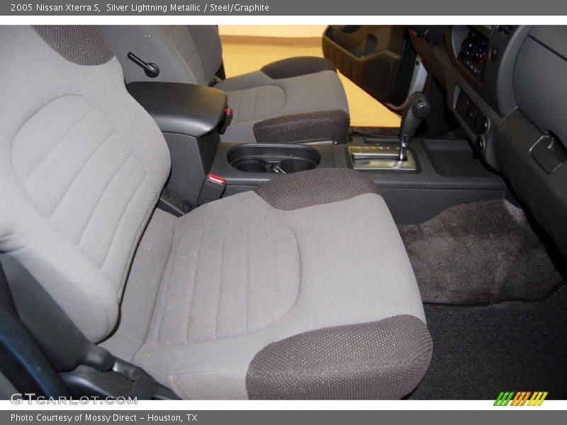 Silver Lightning Metallic / Steel/Graphite 2005 Nissan Xterra S
