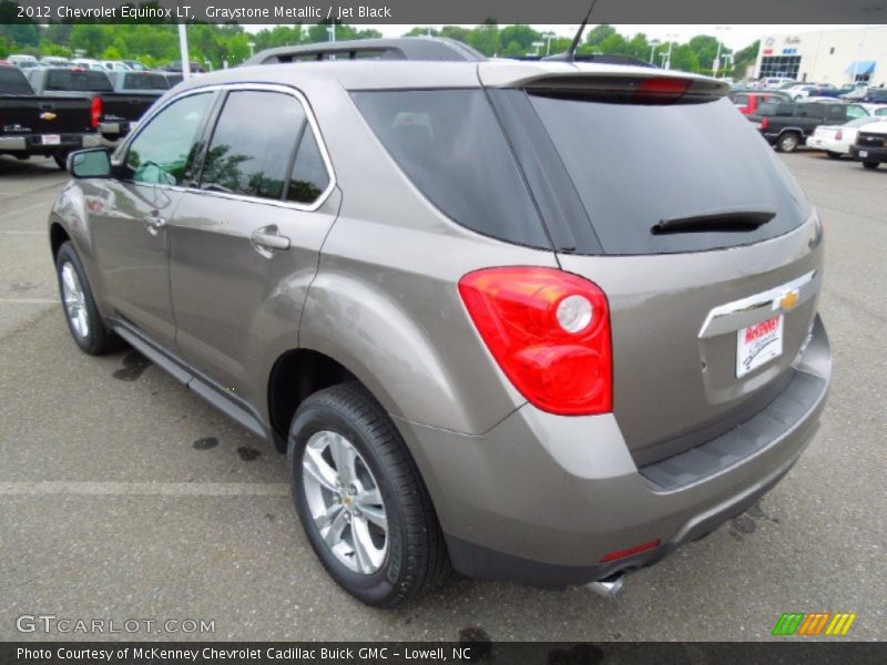 Graystone Metallic / Jet Black 2012 Chevrolet Equinox LT