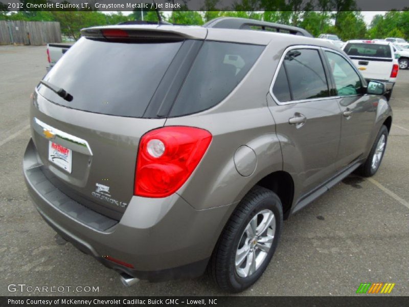 Graystone Metallic / Jet Black 2012 Chevrolet Equinox LT