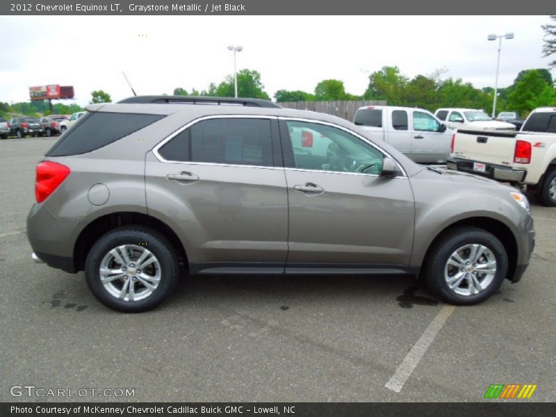 Graystone Metallic / Jet Black 2012 Chevrolet Equinox LT