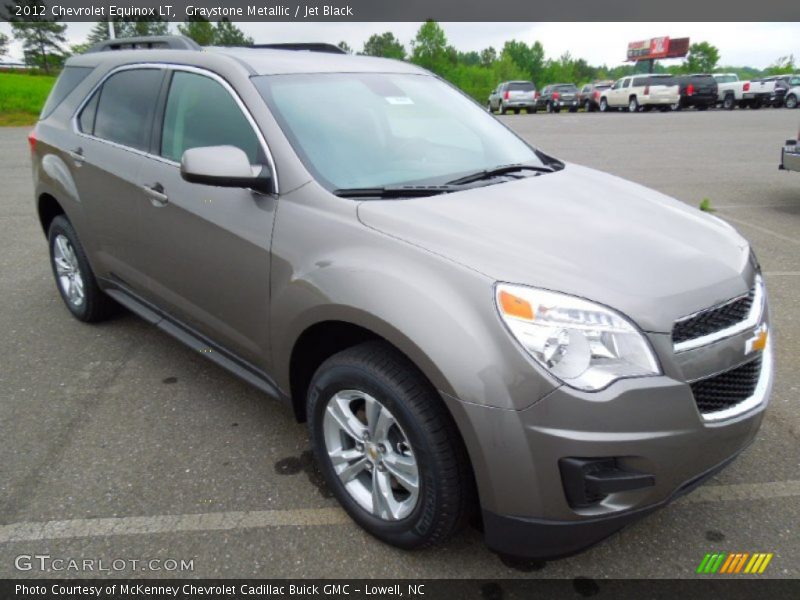 Graystone Metallic / Jet Black 2012 Chevrolet Equinox LT