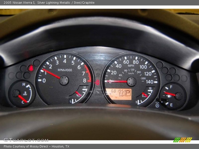 Silver Lightning Metallic / Steel/Graphite 2005 Nissan Xterra S