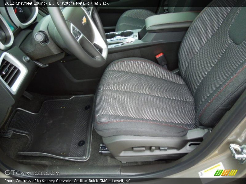Graystone Metallic / Jet Black 2012 Chevrolet Equinox LT