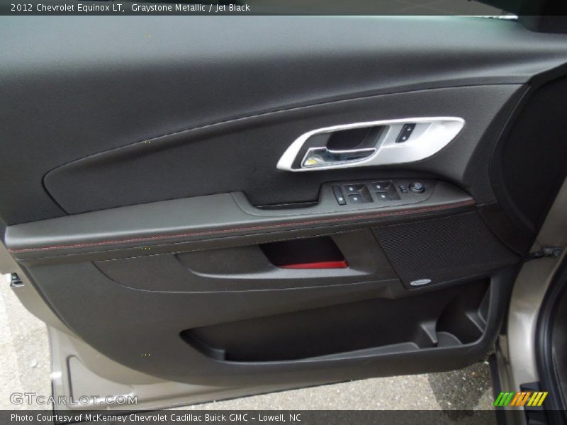 Graystone Metallic / Jet Black 2012 Chevrolet Equinox LT