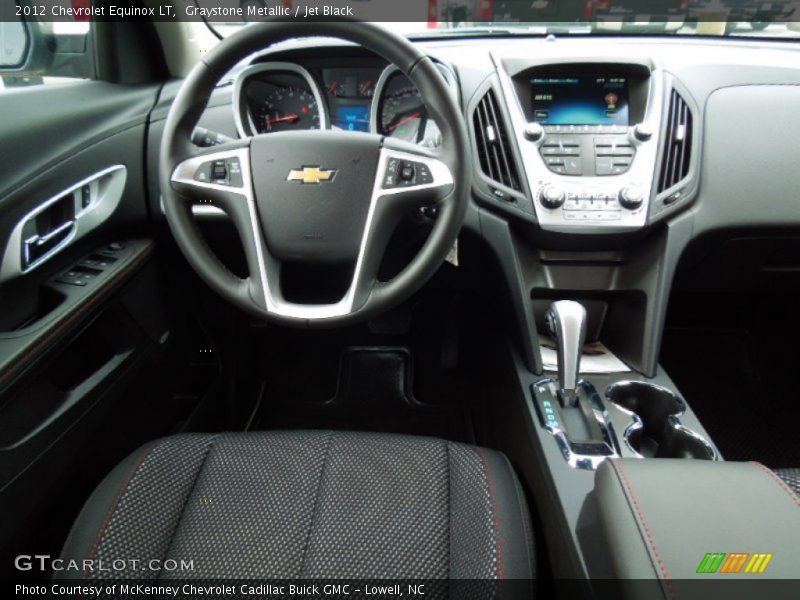 Graystone Metallic / Jet Black 2012 Chevrolet Equinox LT