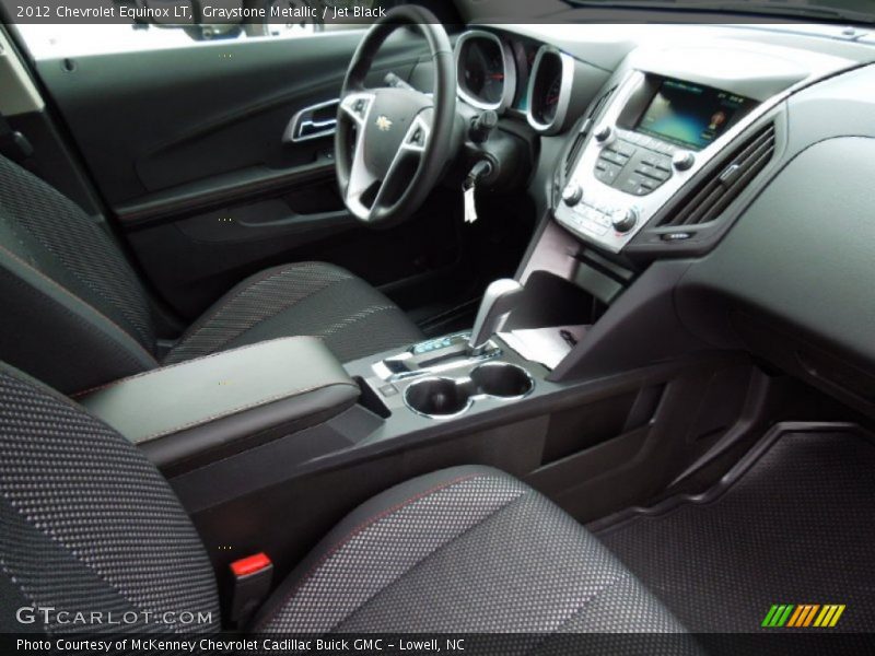 Graystone Metallic / Jet Black 2012 Chevrolet Equinox LT