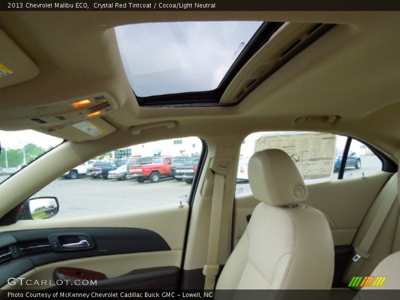 Crystal Red Tintcoat / Cocoa/Light Neutral 2013 Chevrolet Malibu ECO