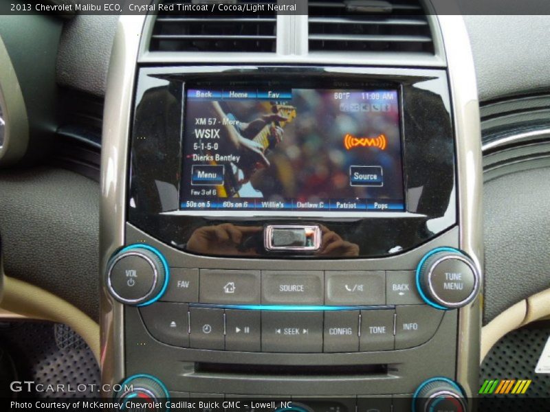 Crystal Red Tintcoat / Cocoa/Light Neutral 2013 Chevrolet Malibu ECO
