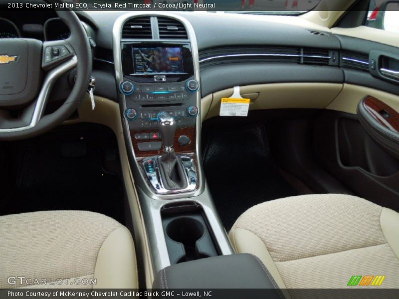 Crystal Red Tintcoat / Cocoa/Light Neutral 2013 Chevrolet Malibu ECO