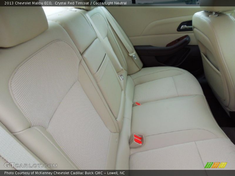 Crystal Red Tintcoat / Cocoa/Light Neutral 2013 Chevrolet Malibu ECO
