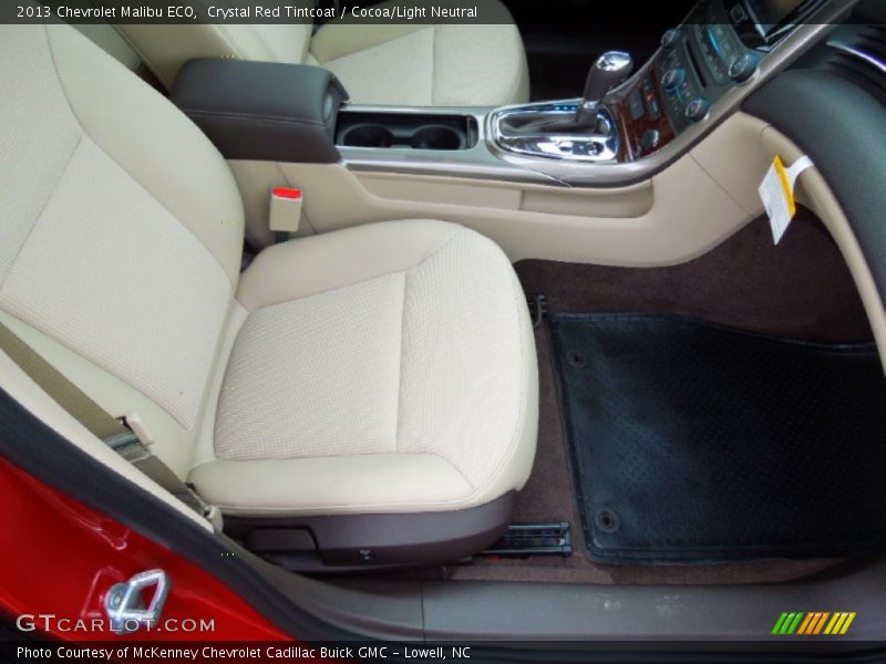 Crystal Red Tintcoat / Cocoa/Light Neutral 2013 Chevrolet Malibu ECO